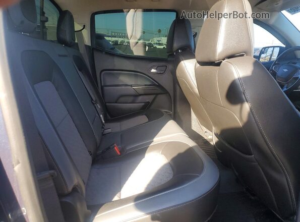 1GCGTDEN4J1206807 2018 CHEVROLET COLORADO Blue უკანა სავარძლების ხედი