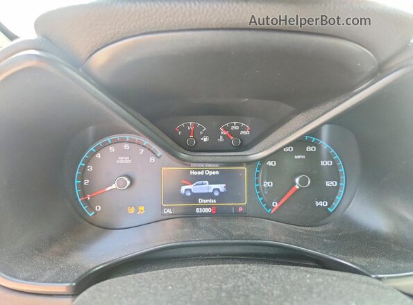 1GCGTDEN4K1134962 2019 CHEVROLET COLORADO Red Սարքավորումների վահանակի տեսք