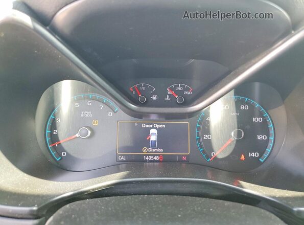 1GCGTDEN4L1201660 2020 CHEVROLET COLORADO Silver Vista del cuadro de instrumentos