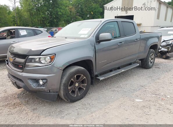 1GCGTDEN4L1244623 2020 CHEVROLET COLORADO Gray Առջևի ձախ երեք քառորդ տեսարան