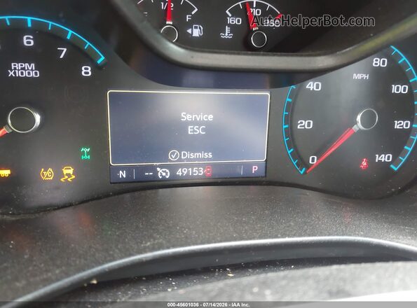 1GCGTDEN4L1244623 2020 CHEVROLET COLORADO Gray Հետևի նստատեղերի տեսք