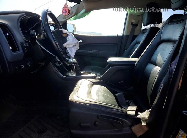 1GCGTDEN4M1191021 2021 CHEVROLET COLORADO Черный Вид салона спереди