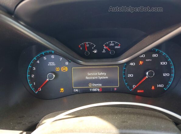 1GCGTDEN4M1191021 2021 CHEVROLET COLORADO Черный Вид щитка приборов