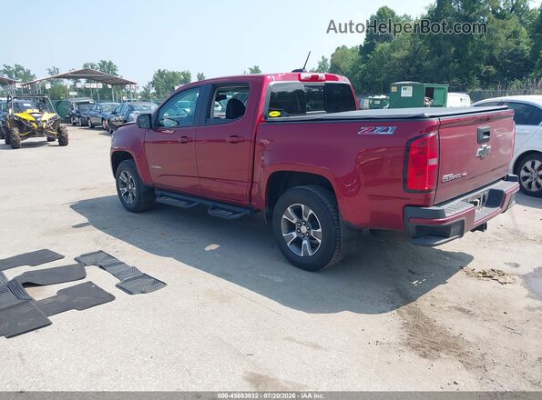 1GCGTDEN5H1230320 2017 CHEVROLET COLORADO Red უკანა მარცხენა