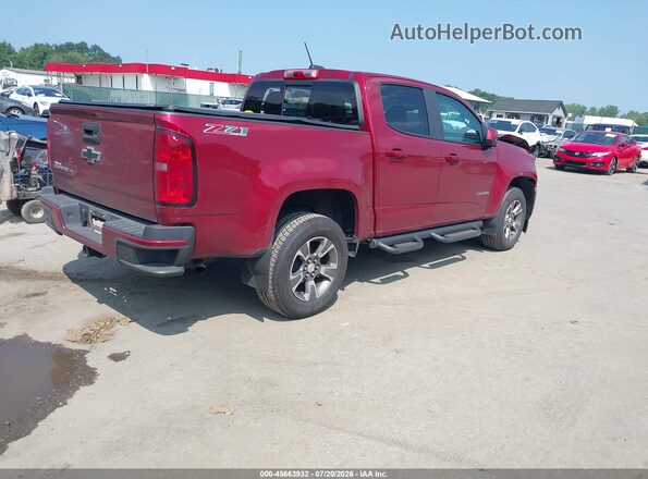 1GCGTDEN5H1230320 2017 CHEVROLET COLORADO Red უკანა მარჯვენა