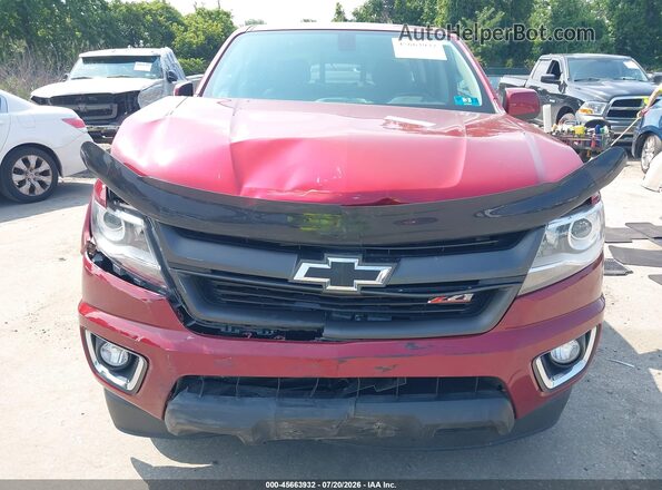 1GCGTDEN5H1230320 2017 CHEVROLET COLORADO Red წინა ხედი