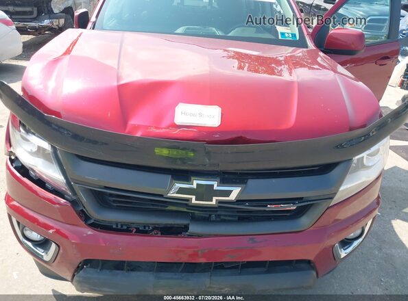 1GCGTDEN5H1230320 2017 CHEVROLET COLORADO Red უკანა ხედი