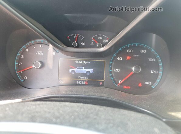 1GCGTDEN5K1138793 2019 CHEVROLET COLORADO Синий Вид щитка приборов