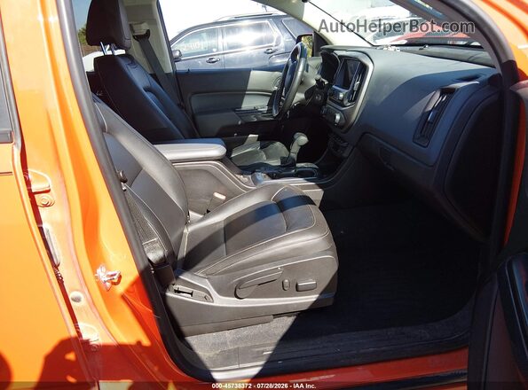 1GCGTDEN5K1140284 2019 CHEVROLET COLORADO Orange Вид салону спереду
