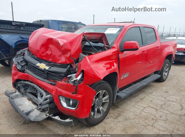 1GCGTDEN5K1216263 2019 CHEVROLET COLORADO Red Передня ліва чверть
