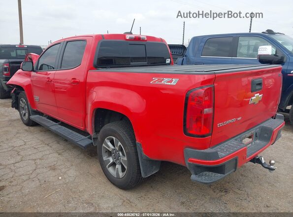 1GCGTDEN5K1216263 2019 CHEVROLET COLORADO Red Задня ліва чверть