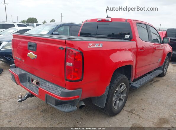 1GCGTDEN5K1216263 2019 CHEVROLET COLORADO Red Задня права чверть