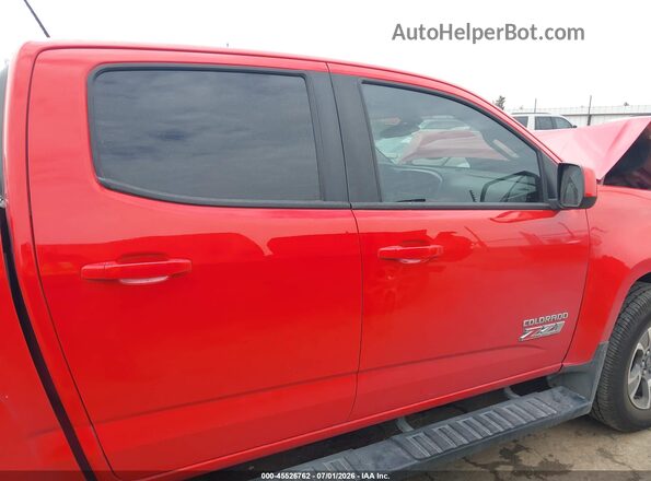 1GCGTDEN5K1216263 2019 CHEVROLET COLORADO Red Вид задньої частини салону