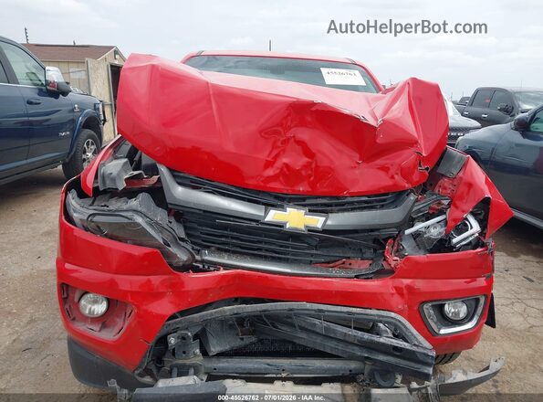 1GCGTDEN5K1216263 2019 CHEVROLET COLORADO Red Вид щитка приладів