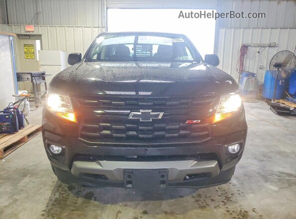1GCGTDEN5M1259164 2021 CHEVROLET COLORADO Black Front view