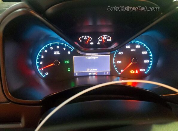 1GCGTDEN5M1259164 2021 CHEVROLET COLORADO Black Instrument cluster view
