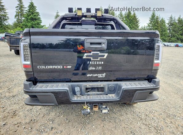 1GCGTDEN6H1147074 2017 CHEVROLET COLORADO Black Vista trasera