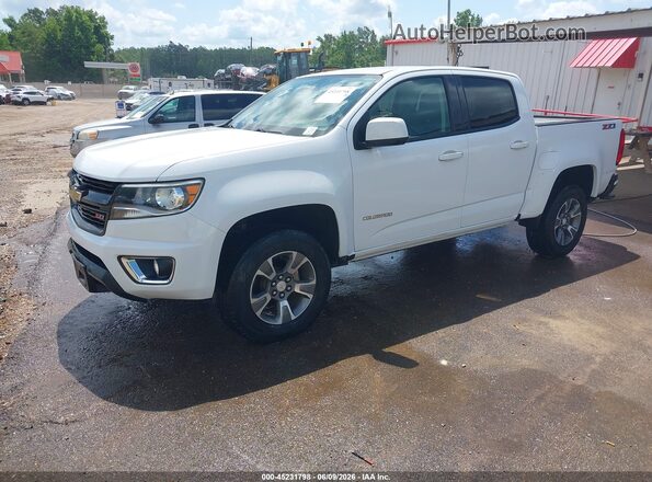 1GCGTDEN6H1269658 2017 CHEVROLET COLORADO Белый Передняя левая четверть