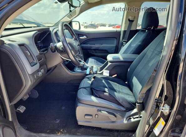 1GCGTDEN6J1312188 2018 CHEVROLET COLORADO Black წინა სალონის ხედი