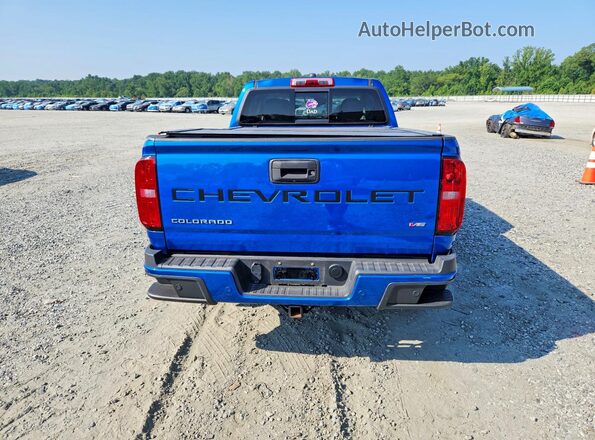 1GCGTDEN6N1185304 2022 CHEVROLET COLORADO Blue Rear view