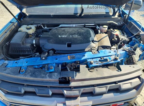 1GCGTDEN6N1185304 2022 CHEVROLET COLORADO Blue Rear interior view