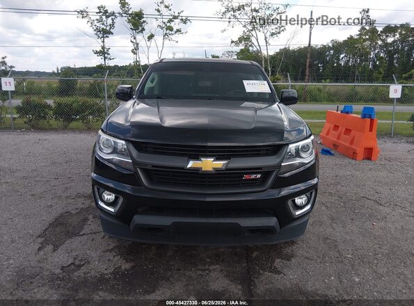 1GCGTDEN7H1156396 2017 CHEVROLET COLORADO Black Սարքավորումների վահանակի տեսք