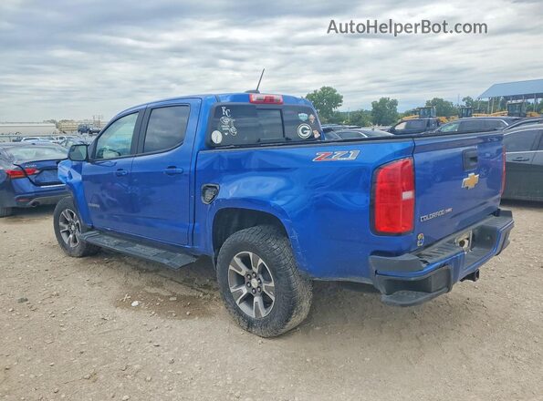 1GCGTDEN7J1270887 2018 CHEVROLET COLORADO Blue უკანა მარცხენა