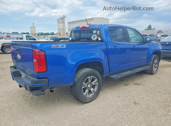 1GCGTDEN7J1270887 2018 CHEVROLET COLORADO Blue უკანა მარჯვენა