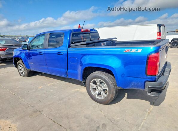 1GCGTDEN7K1196968 2019 CHEVROLET COLORADO Blue Rear left