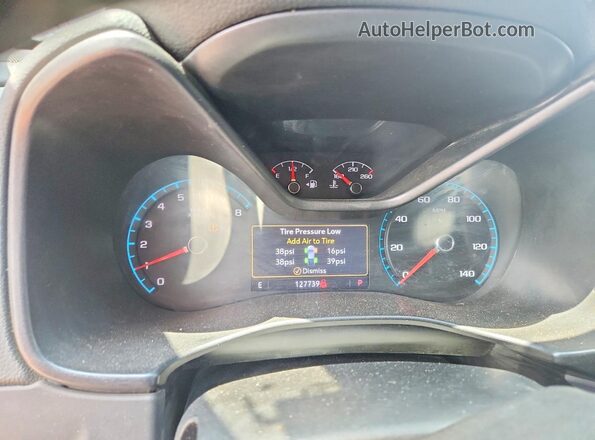 1GCGTDEN7K1343421 2019 CHEVROLET COLORADO Black Widok zestawu wskaźników