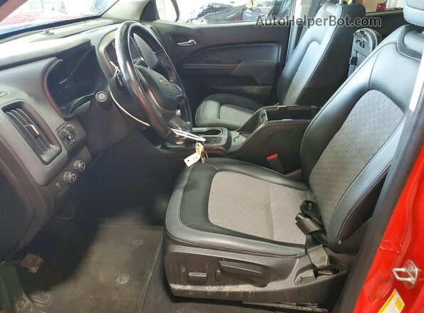 1GCGTDEN8K1147388 2019 CHEVROLET COLORADO Red Вид салону спереду