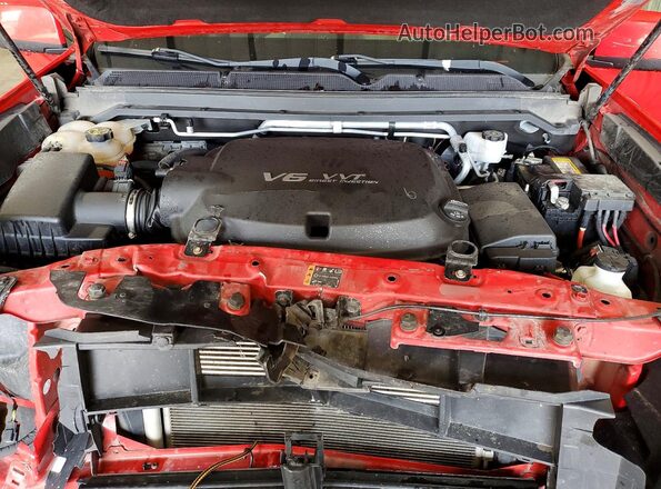 1GCGTDEN8K1147388 2019 CHEVROLET COLORADO Red Вид задньої частини салону
