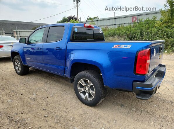1GCGTDEN8K1155314 2019 CHEVROLET COLORADO Blue Rear left