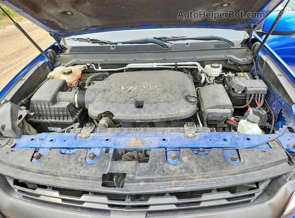 1GCGTDEN8K1155314 2019 CHEVROLET COLORADO Blue Rear interior view