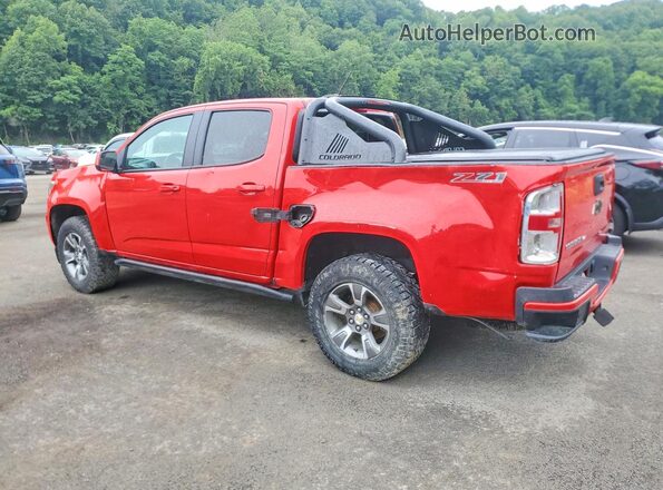 1GCGTDEN8K1301386 2019 CHEVROLET COLORADO Red Rear left