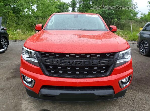 1GCGTDEN8K1301386 2019 CHEVROLET COLORADO Red Front view