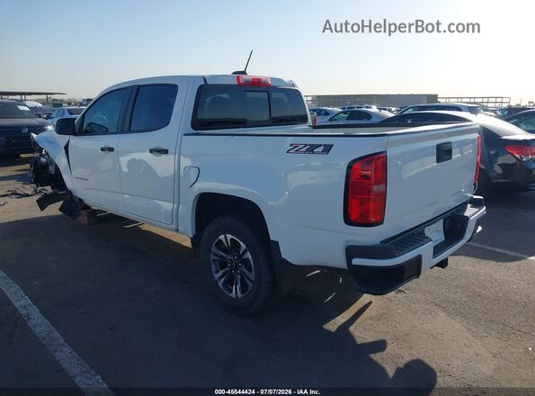 1GCGTDEN8M1232556 2021 CHEVROLET COLORADO White Trasero izquierdo