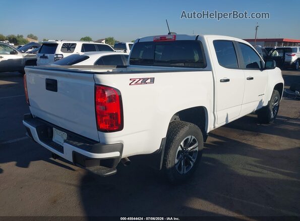 1GCGTDEN8M1232556 2021 CHEVROLET COLORADO White Trasero derecho