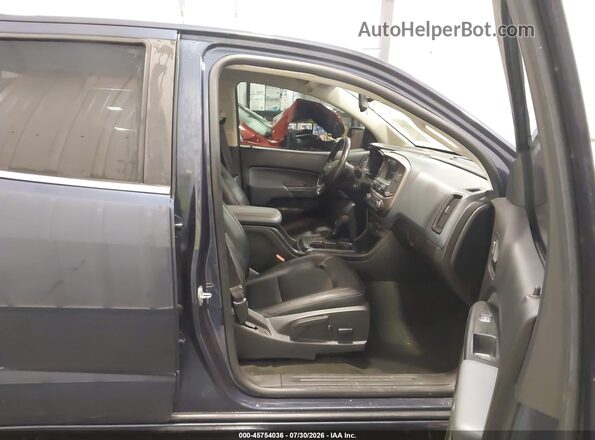 1GCGTDEN9J1298058 2018 CHEVROLET COLORADO Синий Вид салона спереди