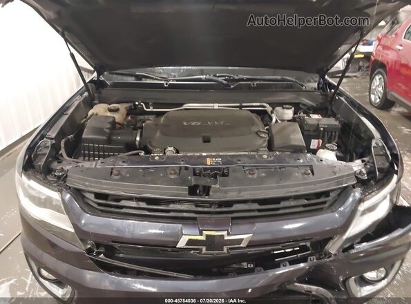 1GCGTDEN9J1298058 2018 CHEVROLET COLORADO Синий Вид сзади