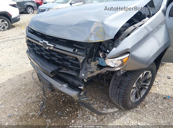 1GCGTDEN9M1129467 2021 CHEVROLET COLORADO Gray Widok z przodu