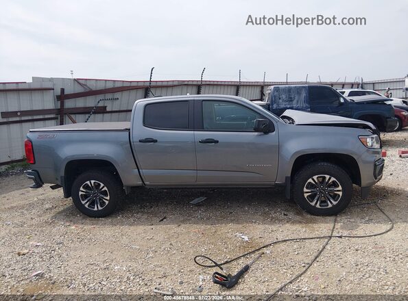 1GCGTDEN9M1129467 2021 CHEVROLET COLORADO Gray Widok wnętrza z tyłu