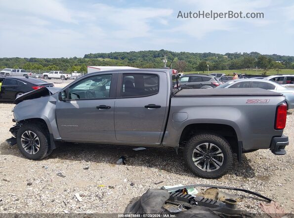 1GCGTDEN9M1129467 2021 CHEVROLET COLORADO Gray Widok wnętrza 360 stopni