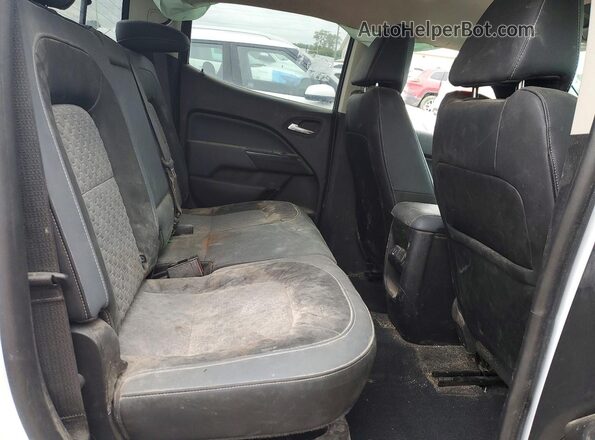 1GCGTDEN9M1166874 2021 CHEVROLET COLORADO White Rear seats view