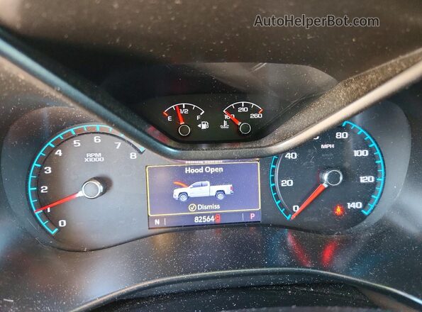1GCGTDEN9N1117739 2022 CHEVROLET COLORADO Blue ხელსაწყოთა პანელის ხედი