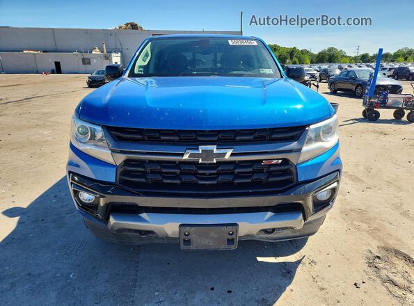 1GCGTDEN9N1117739 2022 CHEVROLET COLORADO Blue წინა ხედი