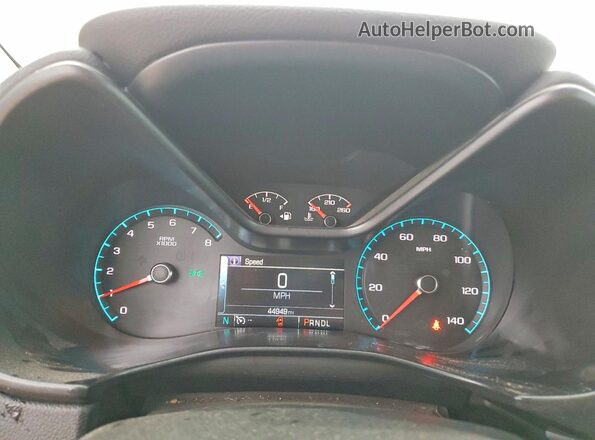 1GCGTDENXH1277990 2017 CHEVROLET COLORADO White Widok zestawu wskaźników