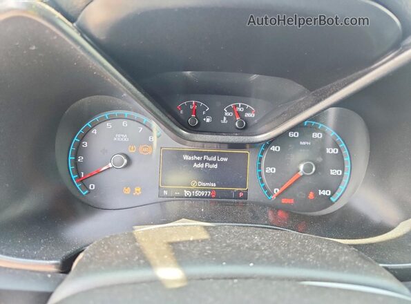 1GCGTDENXK1228070 2019 CHEVROLET COLORADO Black Вид щитка приладів
