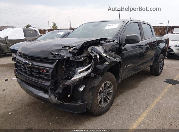 1GCGTDENXM1278308 2021 CHEVROLET COLORADO Black Vista tres cuartos delantera izquierda