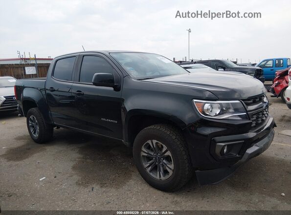 1GCGTDENXM1278308 2021 CHEVROLET COLORADO Black Vista interior trasera